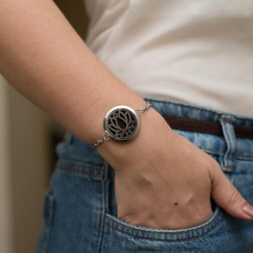 [OUTLET] Pulseira DIFUSORA PESSOAL - Lótus | PRONTA ENTREGA | - Imagem 2