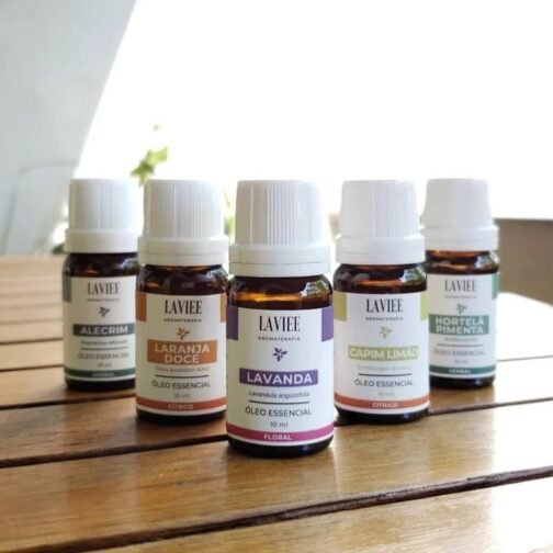 Óleo Essencial KIT Básico de Aromaterapia - 05 Aromas - 100% Puros |PRONTA ENTREGA|