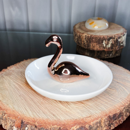 Peça Decorativa CISNE em Cerâmica - Imagem 2