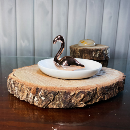 Peça Decorativa CISNE em Cerâmica