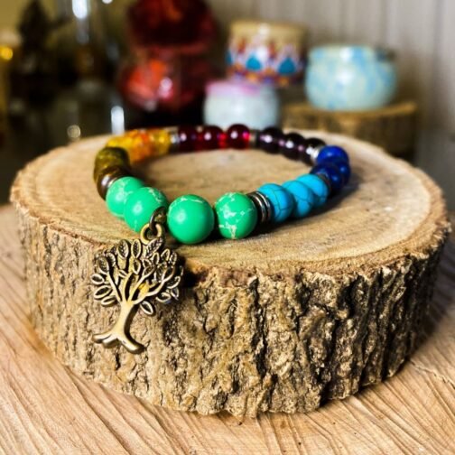 [OUTLET] PULSEIRA PEDRAS NATURAIS VIBE | PRONTA ENTREGA |
