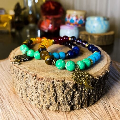 [OUTLET] PULSEIRA PEDRAS NATURAIS VIBE | PRONTA ENTREGA | - Imagem 2